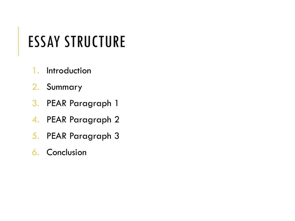 essay structure 1