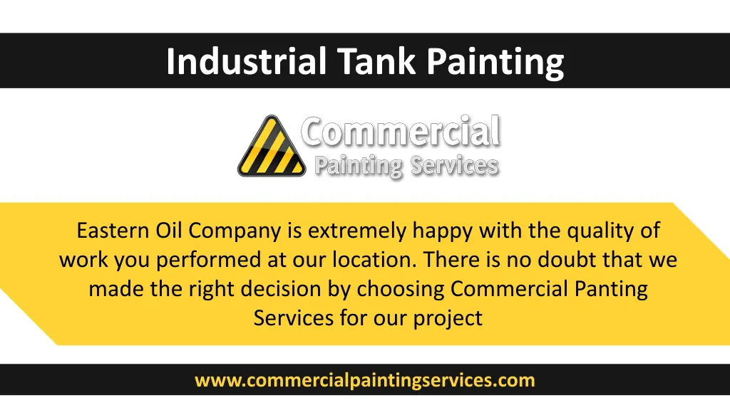 industrial tank painting