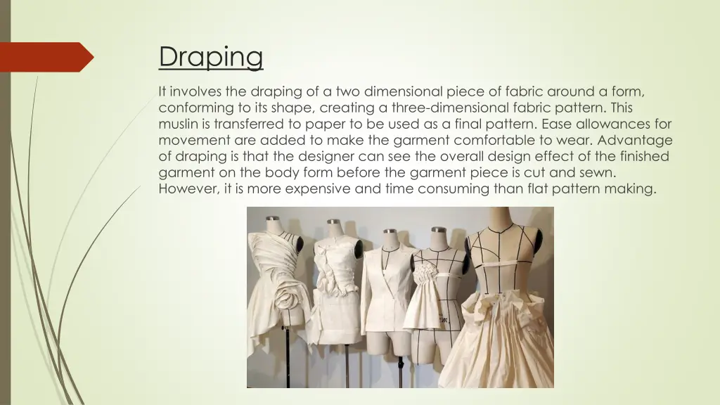 draping