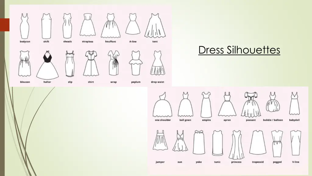 dress silhouettes