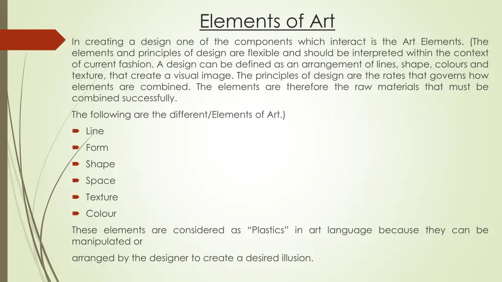 elements of art