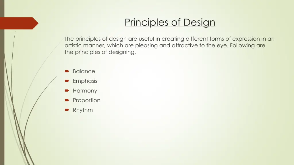 principles of design