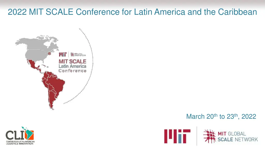 2022 mit scale conference for latin america