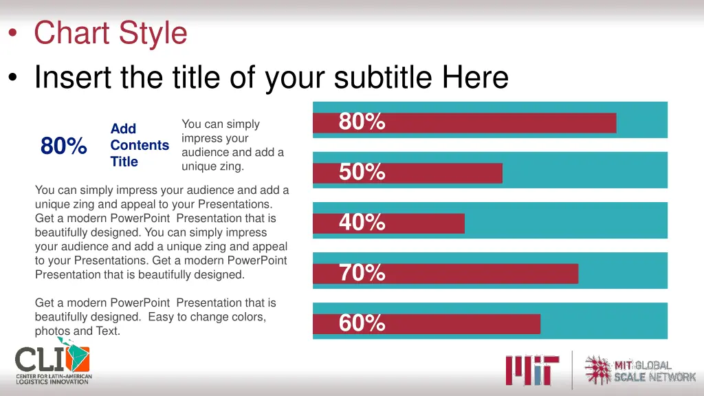 chart style insert the title of your subtitle here