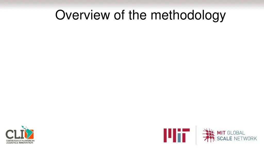 overview of the methodology