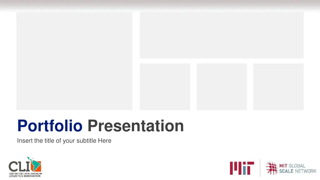 portfolio presentation insert the title of your 1