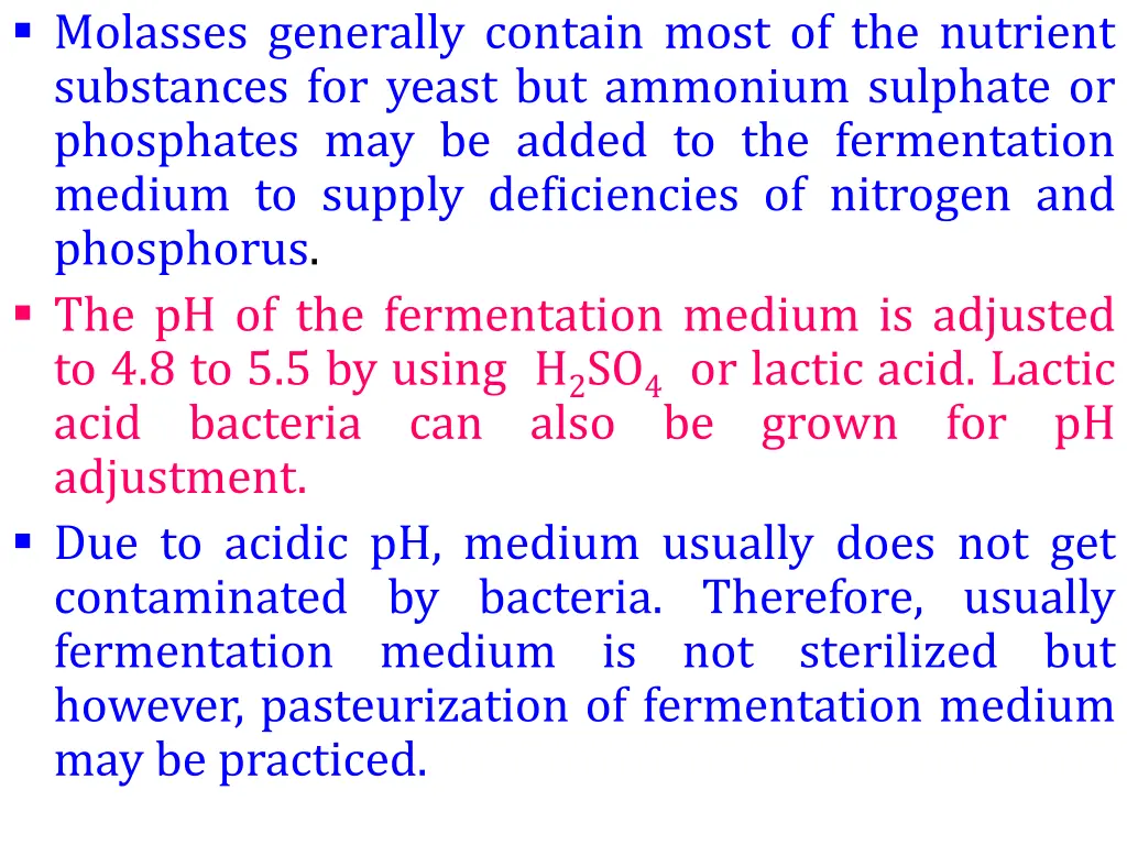 molasses generally contain most of the nutrient