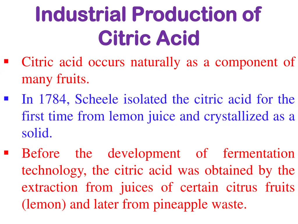 industrial production of industrial production