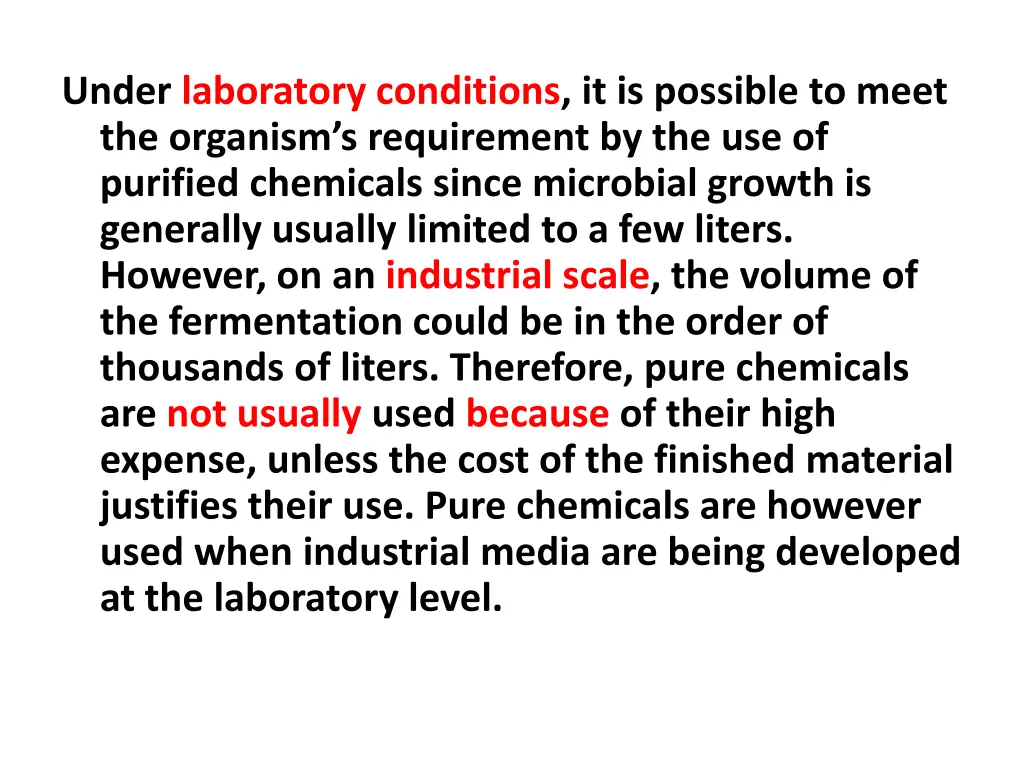 under laboratory conditions it is possible