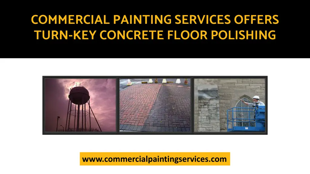 commercial painting services offers turn