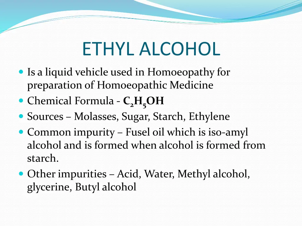 ethyl alcohol