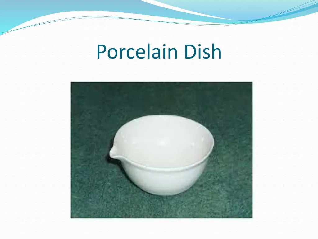 porcelain dish