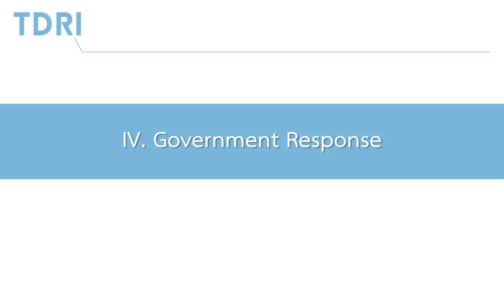 iv government response