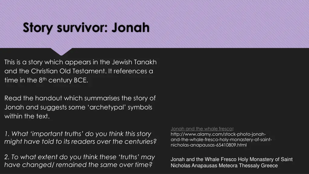 story survivor jonah