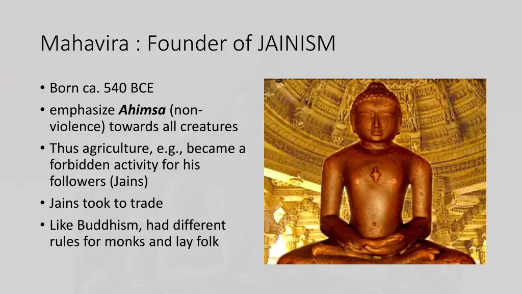 mahavira founder of jainism