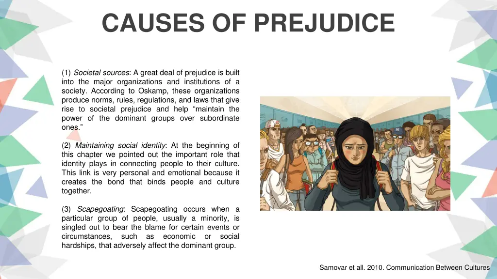 causes of prejudice