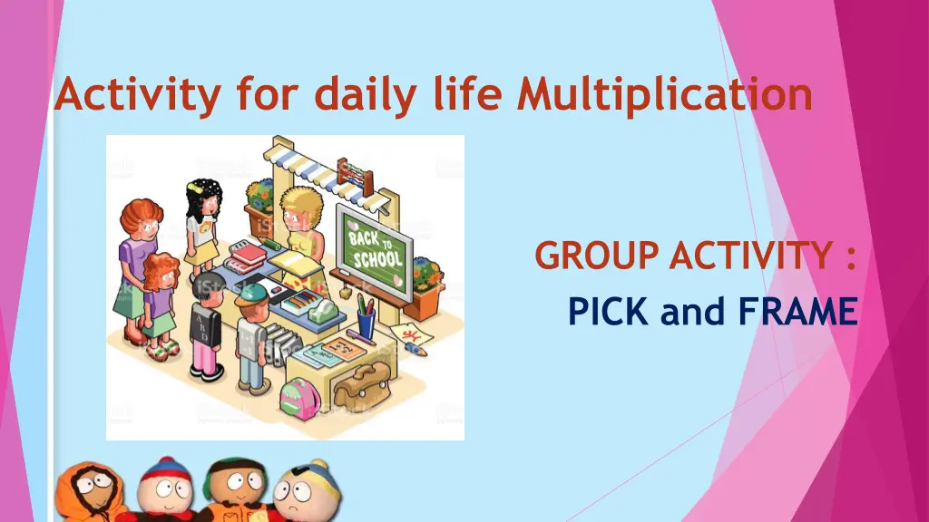 activity for daily life multiplication