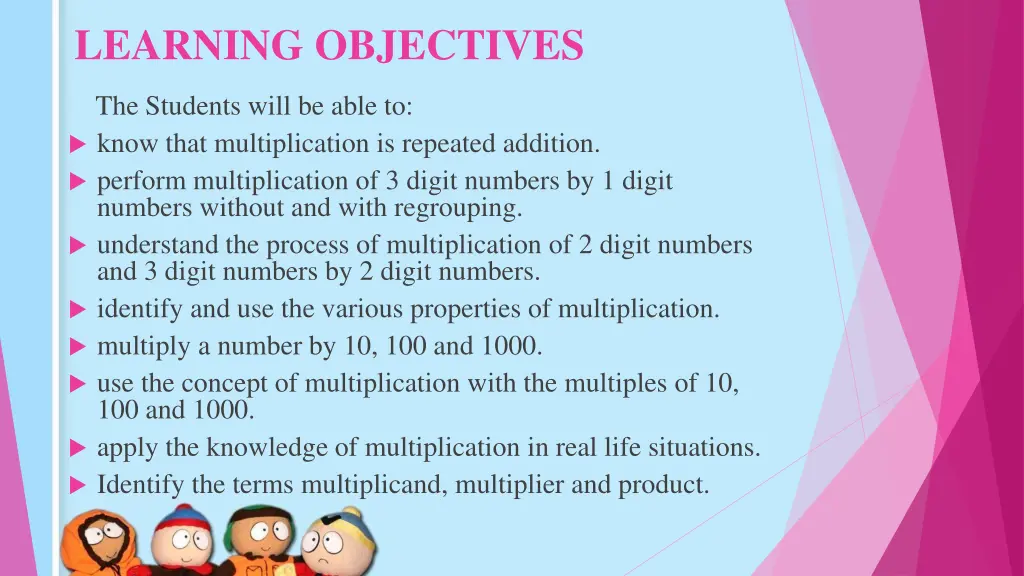 learning objectives