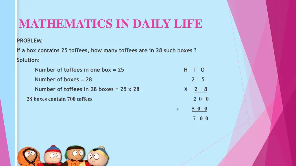 mathematics in daily life