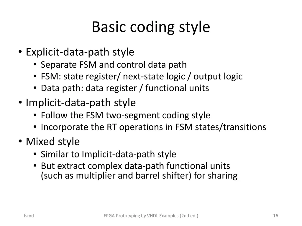 basic coding style