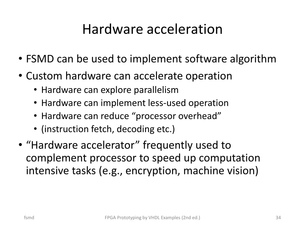 hardware acceleration