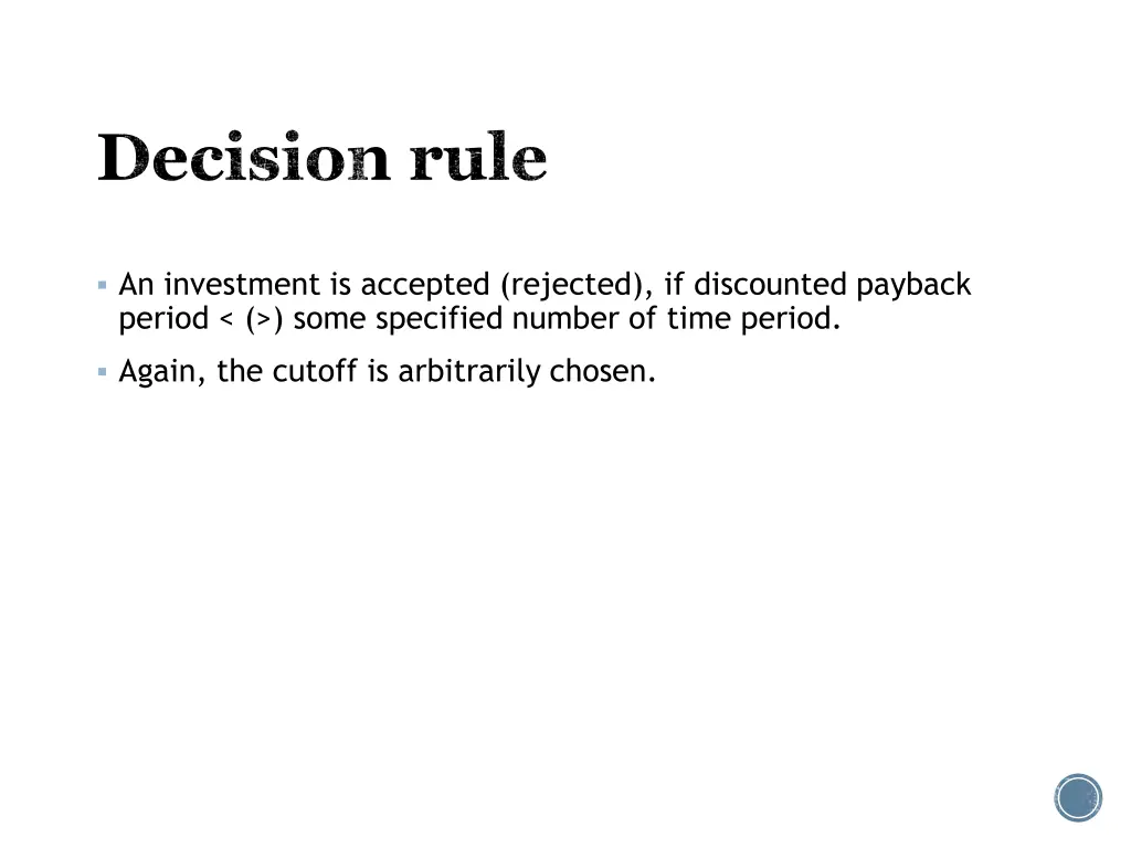 decision rule 2