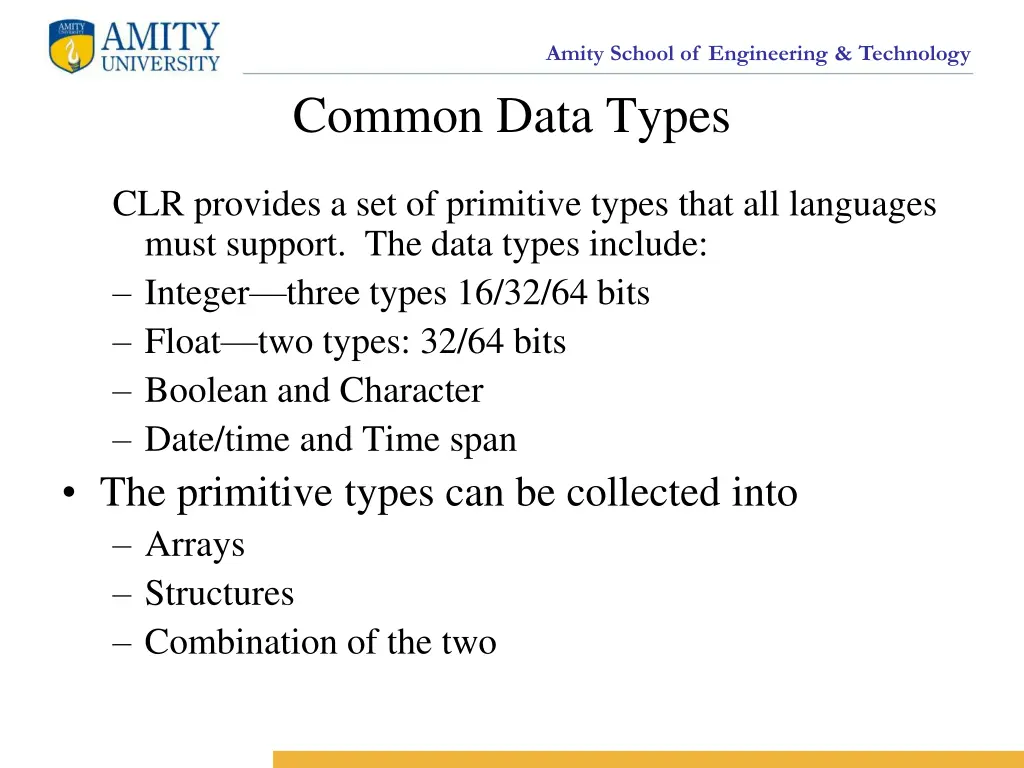 amity school of engineering technology 4