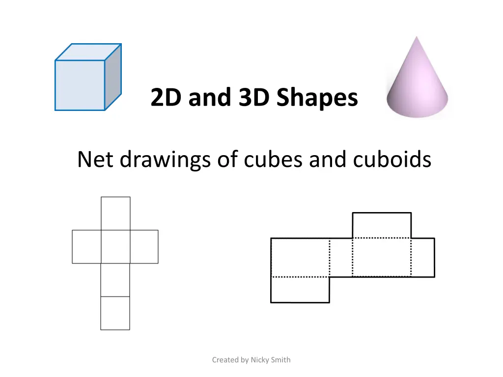 2d and 3d shapes