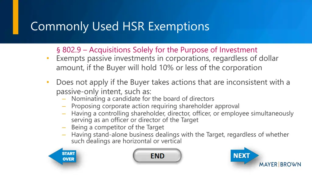 commonly used hsr exemptions 4