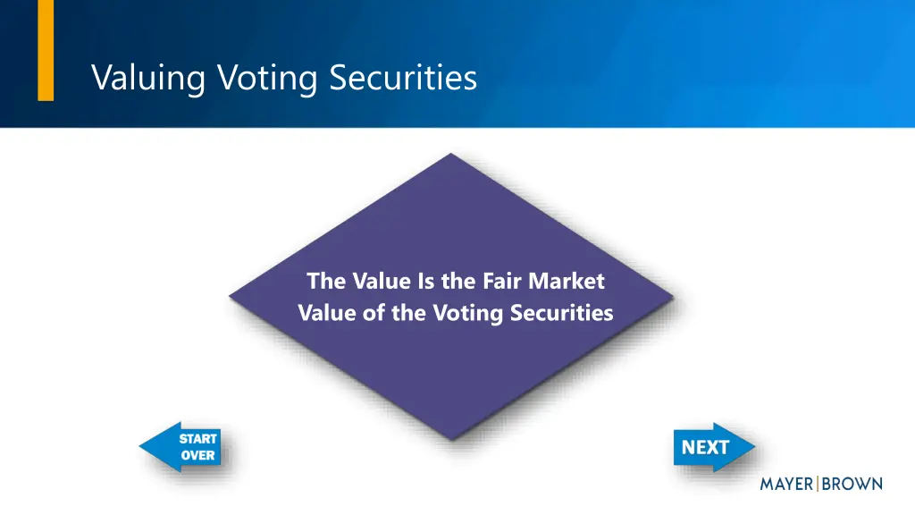 valuing voting securities 5