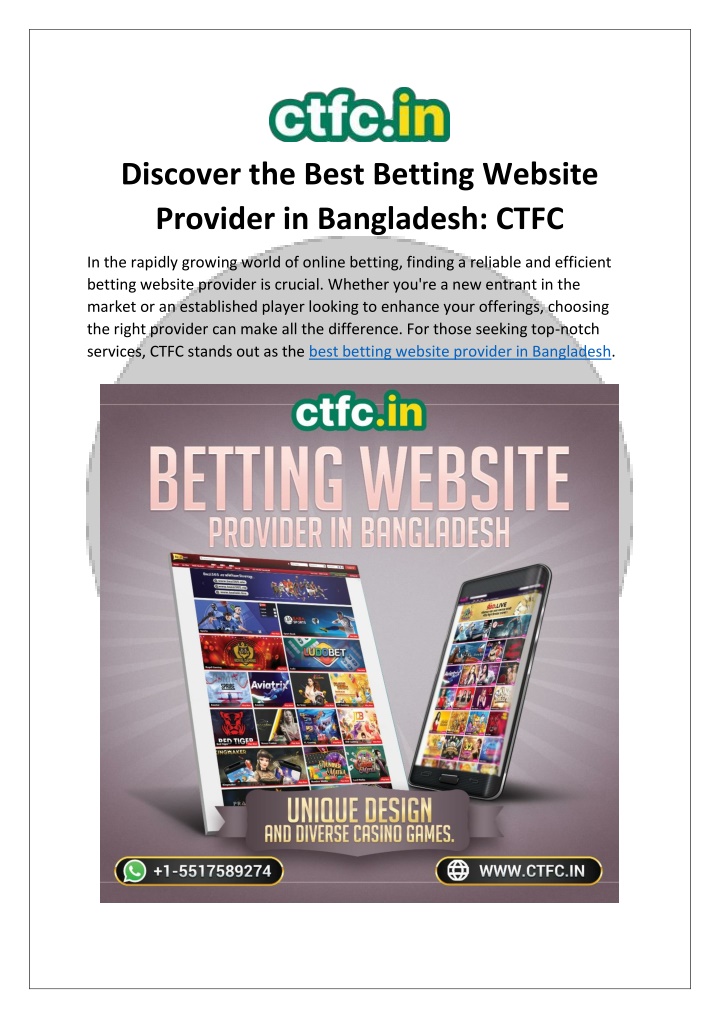 discover the best betting website provider