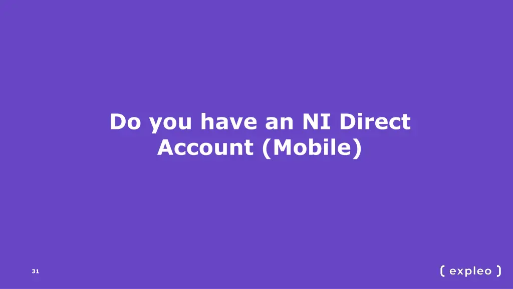 do you have an ni direct account mobile