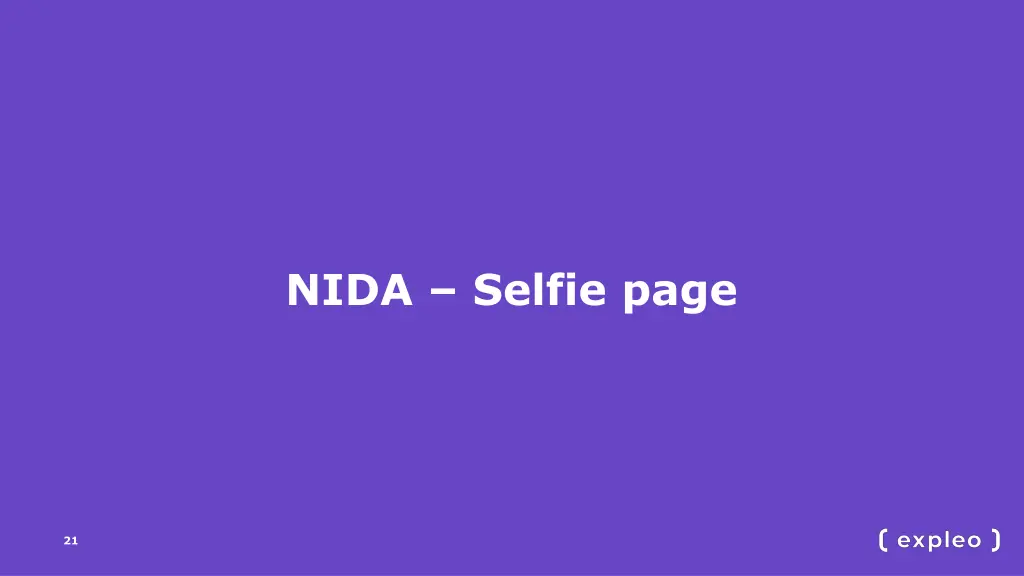 nida selfie page