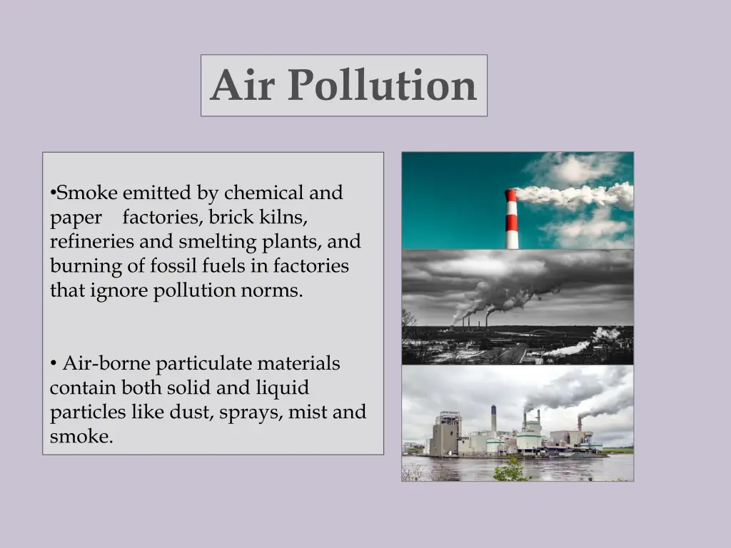 air pollution