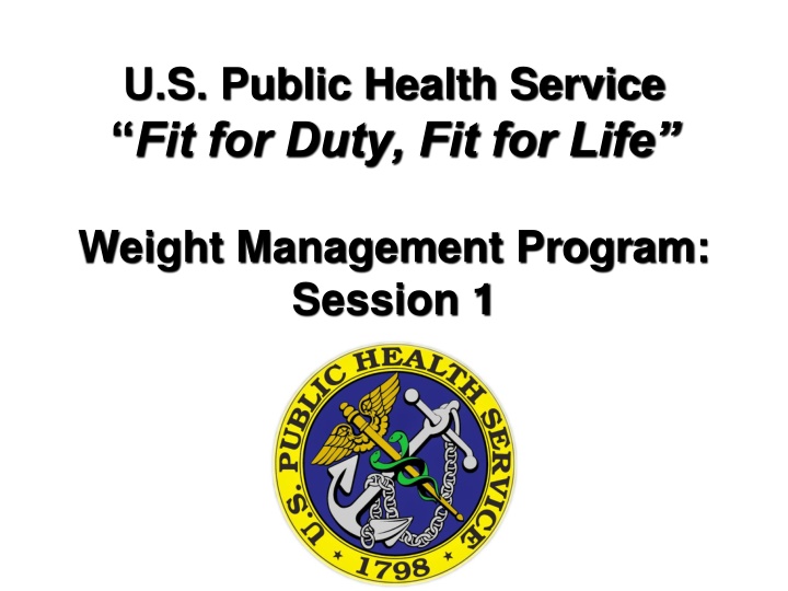 u s public health service fit for duty