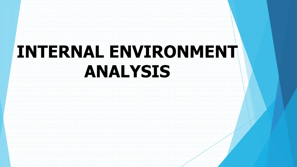 internal environment analysis