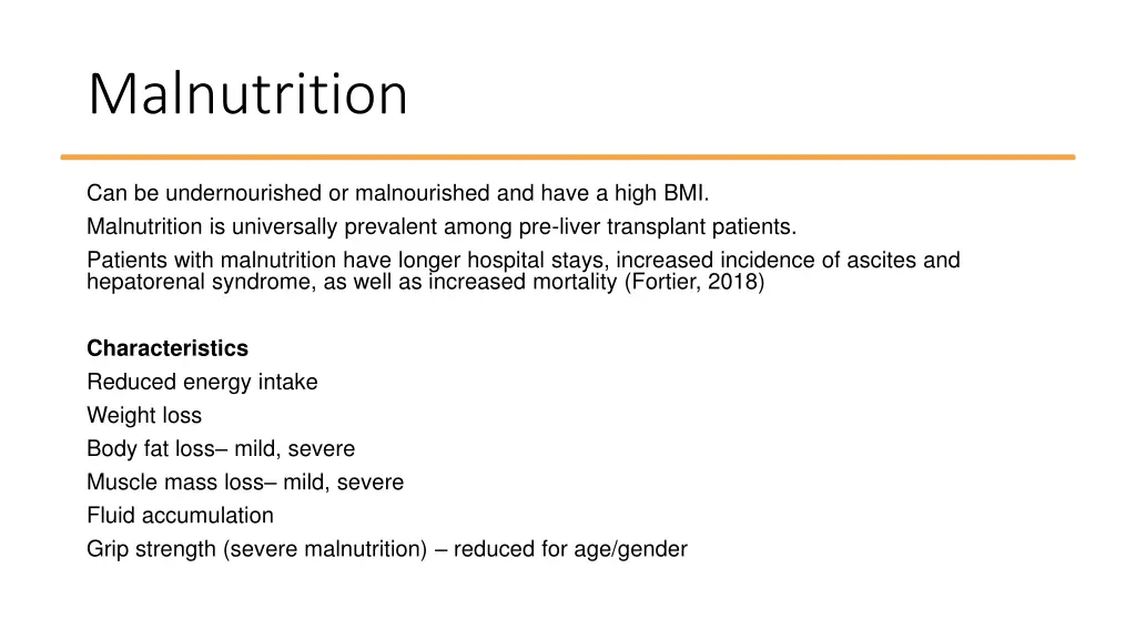 malnutrition