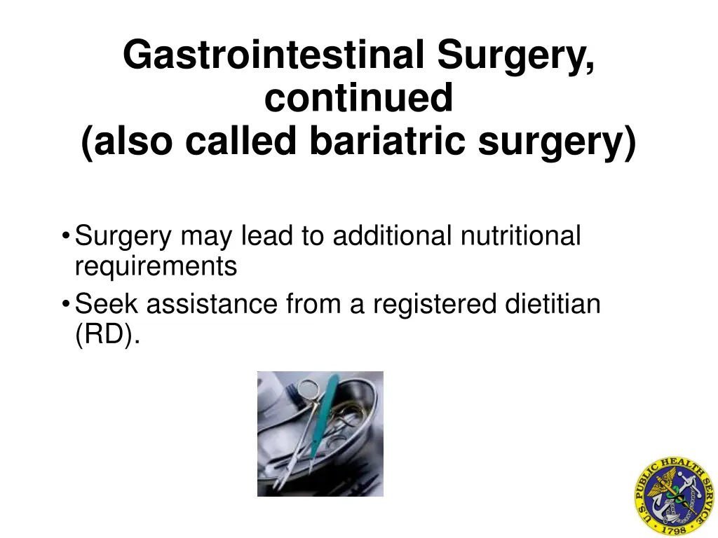 gastrointestinal surgery continued also called