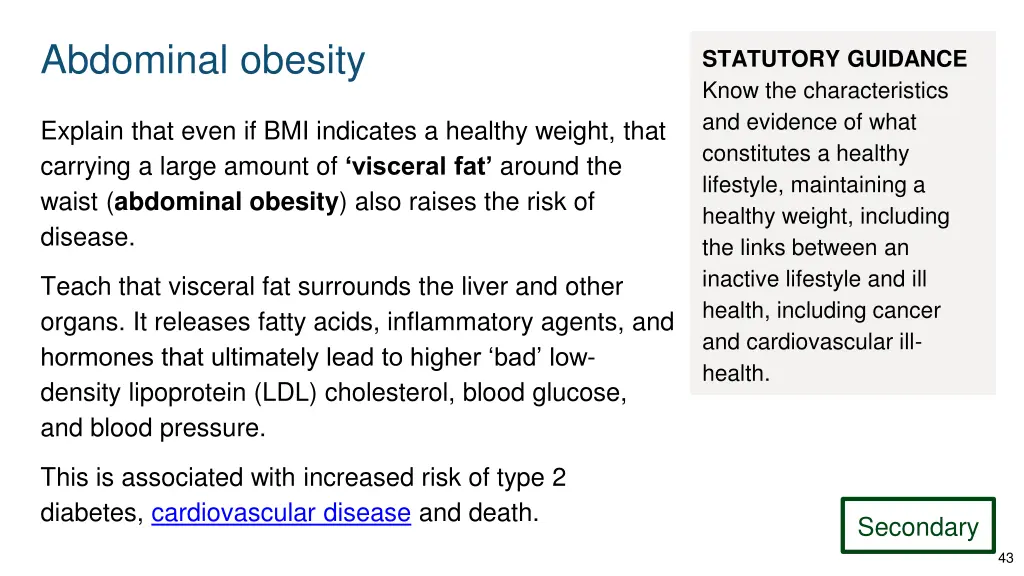 abdominal obesity