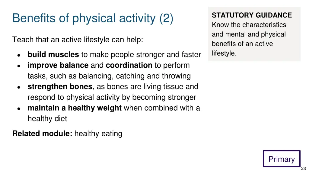 benefits of physical activity 2