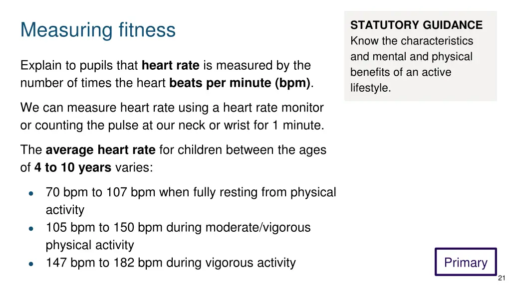 measuring fitness