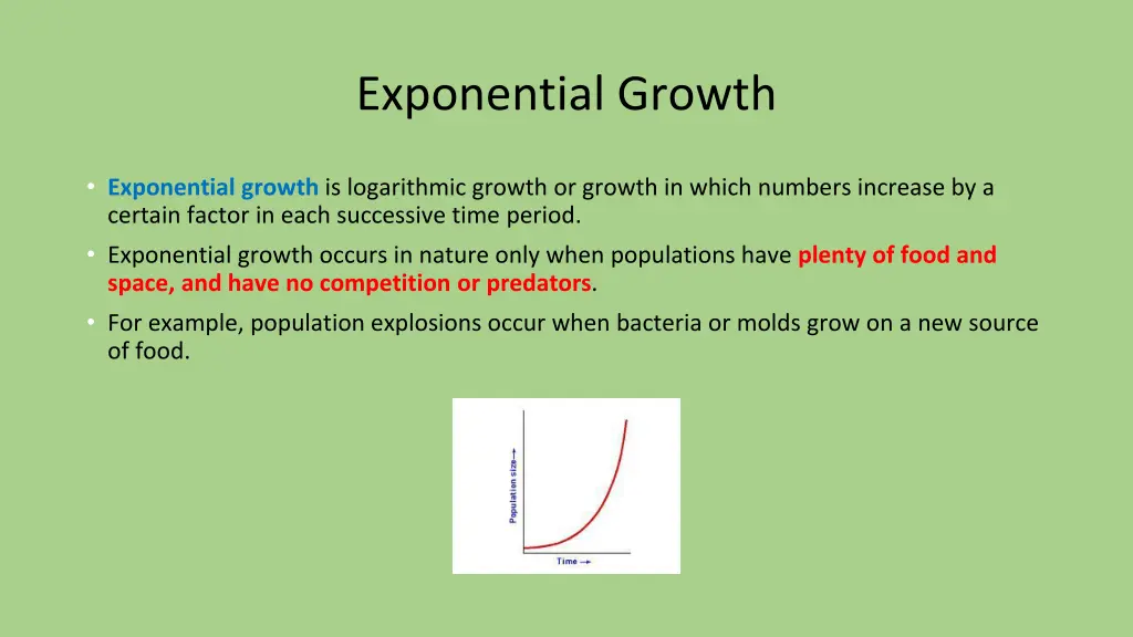 exponential growth