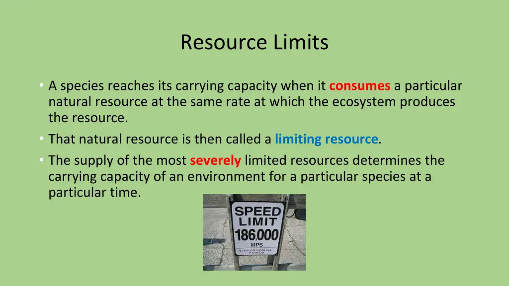 resource limits