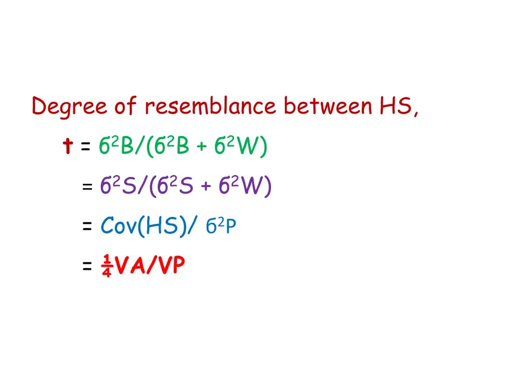 degree of resemblance between