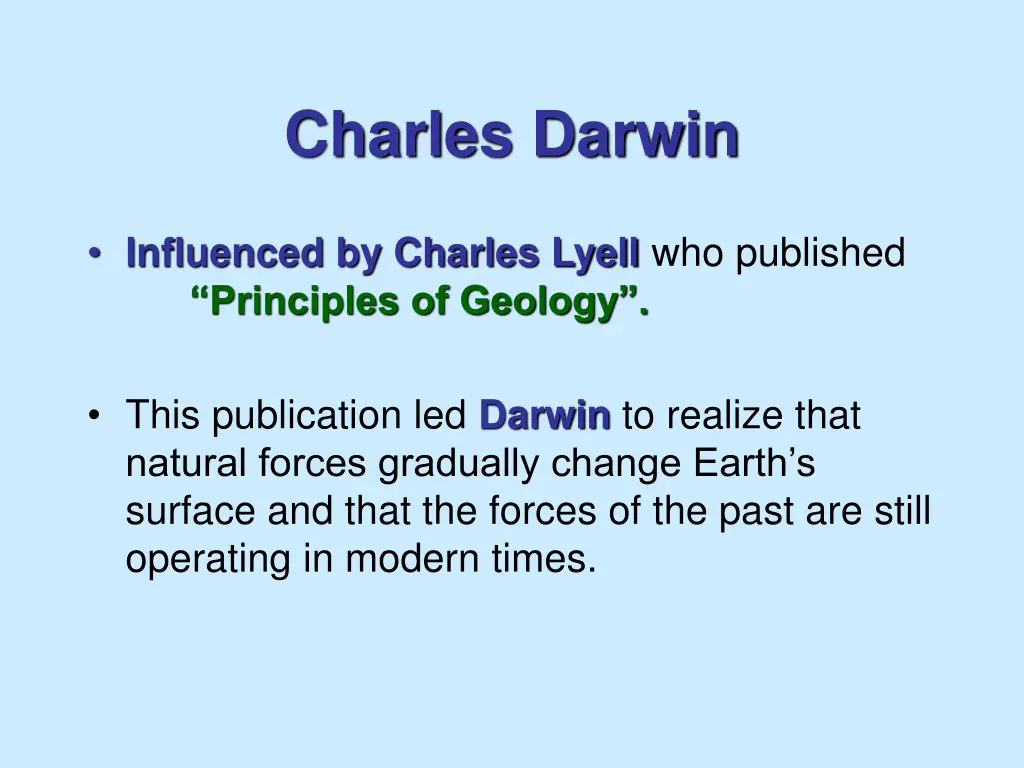 charles darwin