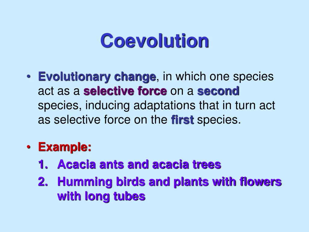 coevolution