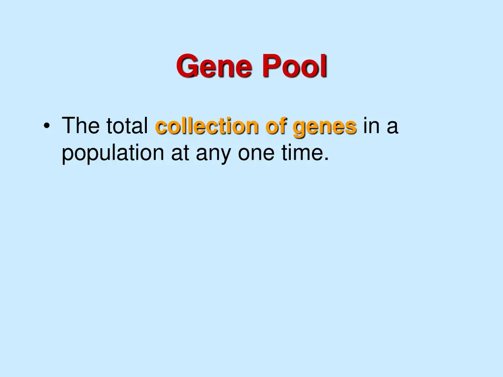 gene pool