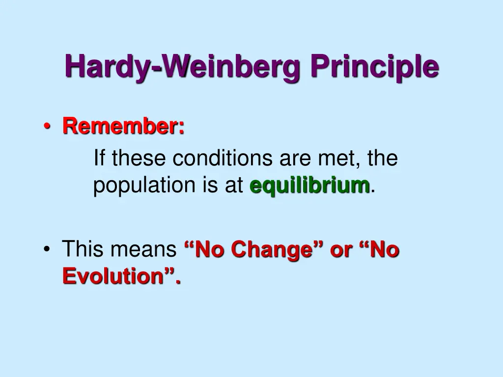 hardy weinberg principle 2