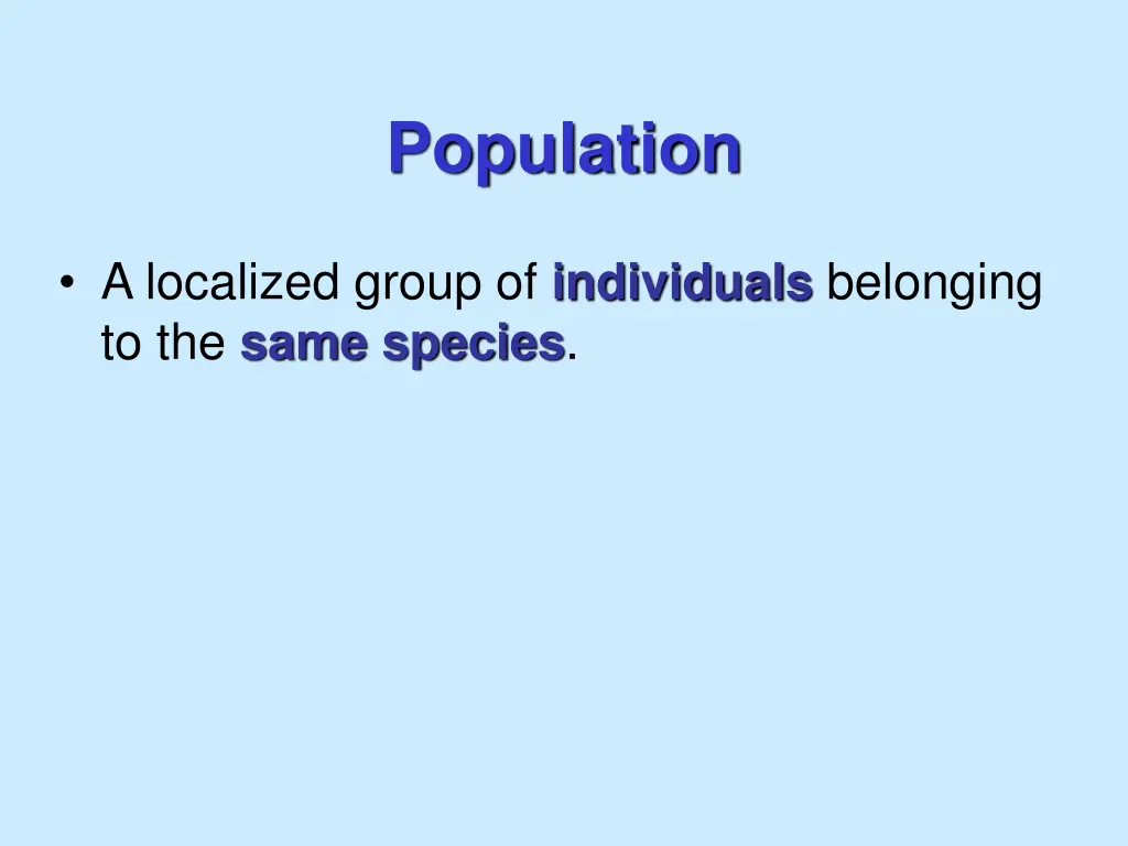 population