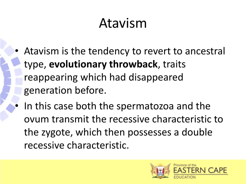 atavism